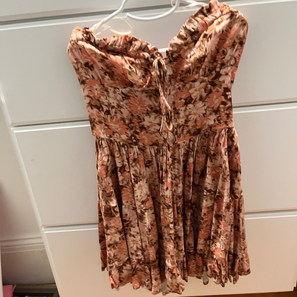 Sky to Moon, Strapless Mini Dress